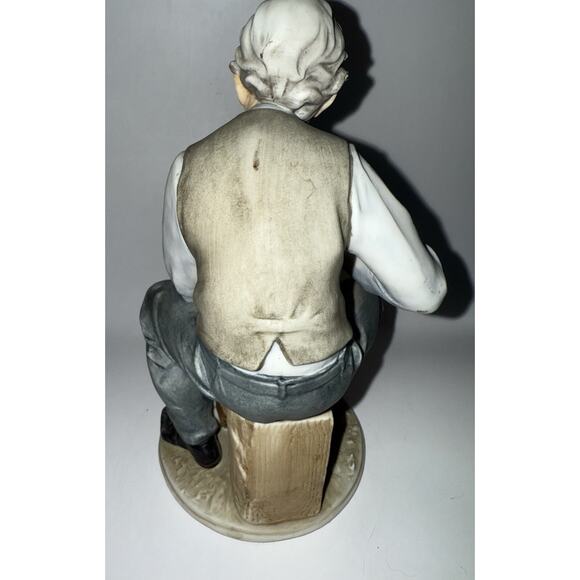 Vintage Capodimonte Figurine German Silversmith Stein Maker Signed Antonio Benni - Picture 6 of 12